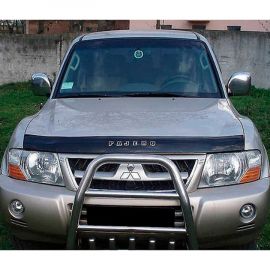 VipTuning Mitsubishi Pajero (V60) III '99-06 Дефлектор капота "мухобойка"