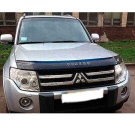 VipTuning Mitsubishi Pajero (V80) IV '06- Дефлектор капота "мухобойка"
