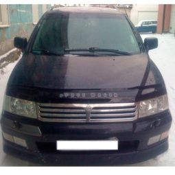 VipTuning Mitsubishi Space Wagon III '97-03 Дефлектор капота "мухобойка"