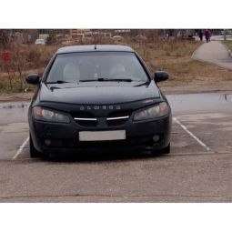 VipTuning Nissan Almera (N16) '00-06 Дефлектор капота "мухобойка"