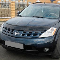 VipTuning Nissan Murano (Z50) I '02-08 Дефлектор капота "мухобойка"