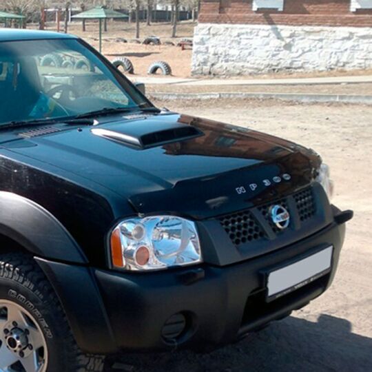 VipTuning Nissan NP300 '07- Дефлектор капота "мухобойка" VipTuning Nissan NP300 '07- Дефлектор капота "мухобойка"