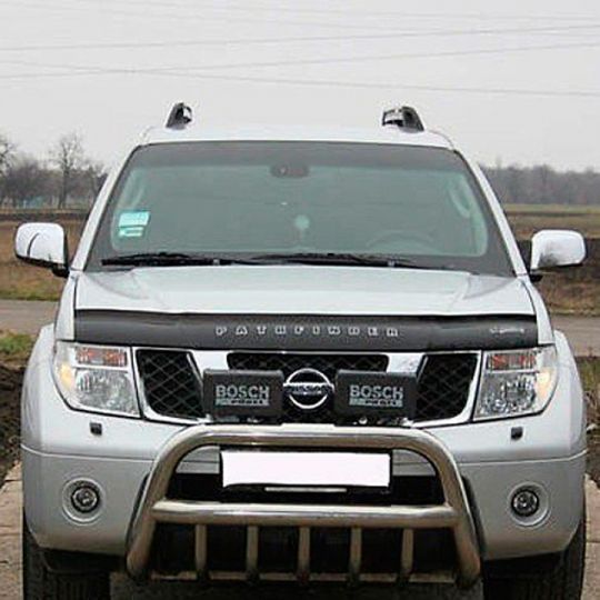 VipTuning Nissan Pathfinder (R51) III '05-10 Дефлектор капота "мухобойка" VipTuning Nissan Pathfinder (R51) III '05-10 Дефлектор капота "мухобойка"