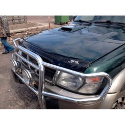 VipTuning Nissan Patrol (Y61) '97-03 Дефлектор капота "мухобойка"