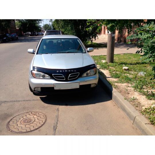 VipTuning Nissan Primera (P11) '99-02 Дефлектор капота "мухобойка"