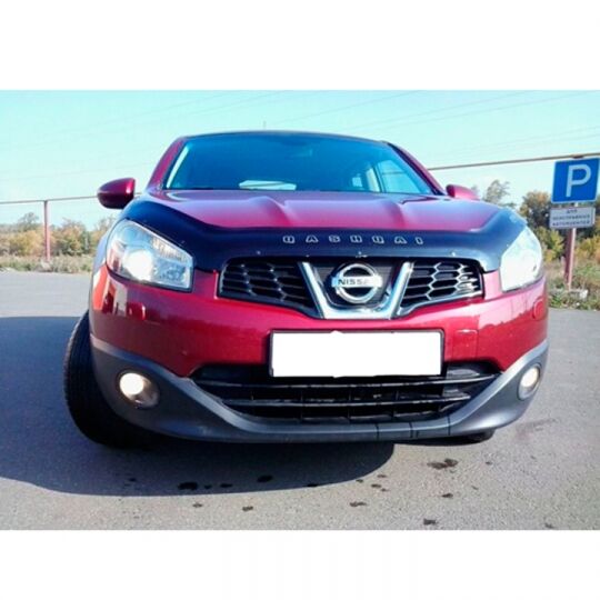 VipTuning Nissan Qashqai I '10-13 Дефлектор капота "мухобойка" VipTuning Nissan Qashqai I '10-13 Дефлектор капота "мухобойка"