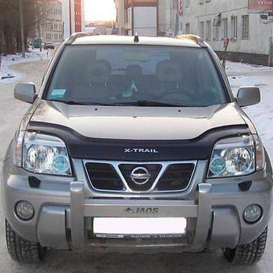 VipTuning Nissan X-Trail (T30) I '01-07 Дефлектор капота "мухобойка" VipTuning Nissan X-Trail (T30) I '01-07 Дефлектор капота "мухобойка"