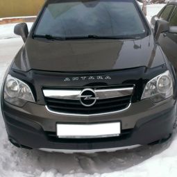 VipTuning Opel Antara '06- Дефлектор капота "мухобойка"