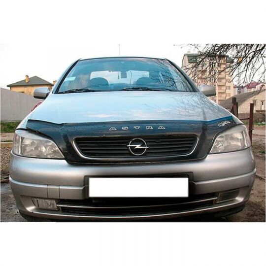 VipTuning Opel Astra G '98-04 Дефлектор капота "мухобойка" VipTuning Opel Astra G '98-04 Дефлектор капота "мухобойка"