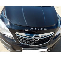 VipTuning Opel Mokka '12- Дефлектор капота "мухобойка"