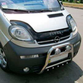 VipTuning Opel Vivaro I '01- Дефлектор капота "мухобойка"