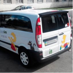 Orticar Козырек заднего стекла [Распашной] на Mercedes-Benz Vito (W639) '03-14 (под покраску)