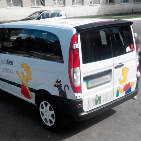 Orticar Козырек заднего стекла [Распашной] на Mercedes-Benz Vito (W639) '03-14 (под покраску)