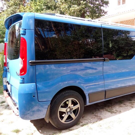 Orticar Козырек заднего стекла [Распашной] на Renault Trafic II '01-14 (под покраску)