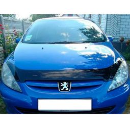 VipTuning Peugeot 307 '01-05 Дефлектор капота "мухобойка"