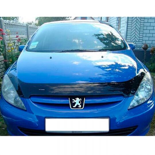 VipTuning Peugeot 307 '01-05 Дефлектор капота "мухобойка" VipTuning Peugeot 307 '01-05 Дефлектор капота "мухобойка"