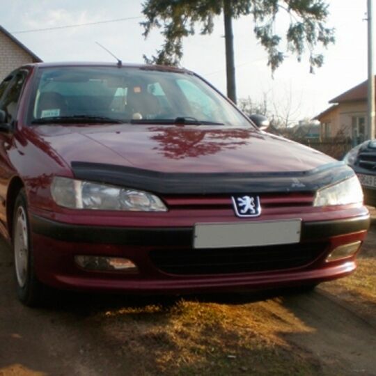 VipTuning Peugeot 406 '95-99 Дефлектор капота "мухобойка" VipTuning Peugeot 406 '95-99 Дефлектор капота "мухобойка"
