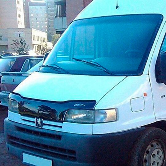 VipTuning Peugeot Boxer I '94-02 Дефлектор капота "мухобойка" VipTuning Peugeot Boxer I '94-02 Дефлектор капота "мухобойка"