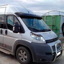 VipTuning Peugeot Boxer II '06-14 Дефлектор капота "мухобойка"