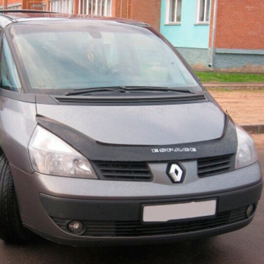 VipTuning Renault Espace IV '02- Дефлектор капота "мухобойка"