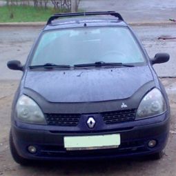 VipTuning Renault Symbol I '02-08 Дефлектор капота "мухобойка"