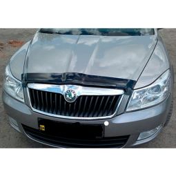 VipTuning Skoda Octavia II '04-13 (без клыков) Дефлектор капота "мухобойка" VipTuning Skoda Octavia II '04-13 (без клыков) Дефлектор капота "мухобойка"