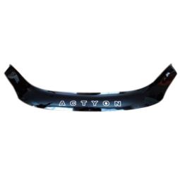 VipTuning SsangYong Actyon '13- Дефлектор капота "мухобойка"