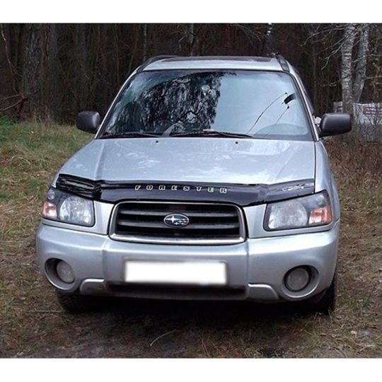 VipTuning Subaru Forester (SG) '02-05 Дефлектор капота "мухобойка" VipTuning Subaru Forester (SG) '02-05 Дефлектор капота "мухобойка"