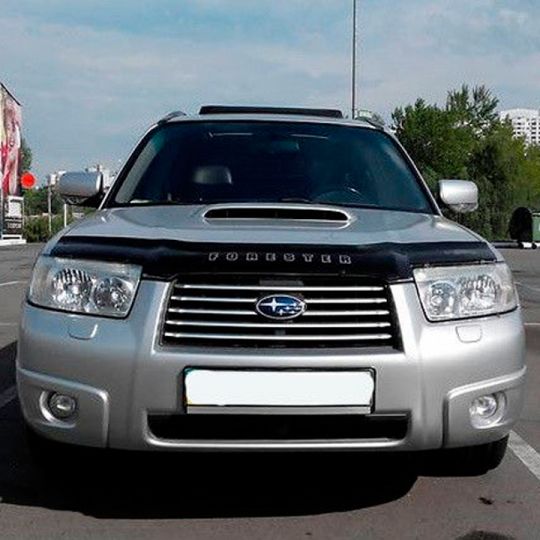 VipTuning Subaru Forester (SG) '05-08 Дефлектор капота "мухобойка" VipTuning Subaru Forester (SG) '05-08 Дефлектор капота "мухобойка"