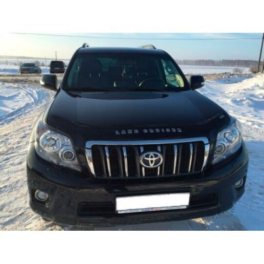VipTuning Toyota Land Cruiser Prado (150) '09-13 Дефлектор капота "мухобойка" VipTuning Toyota Land Cruiser Prado (150) '09-13 Дефлектор капота "мухобойка"