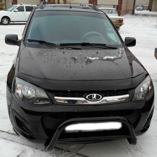 VipTuning Lada Kalina II '13- Дефлектор капота "мухобойка" VipTuning Lada Kalina II '13- Дефлектор капота "мухобойка"