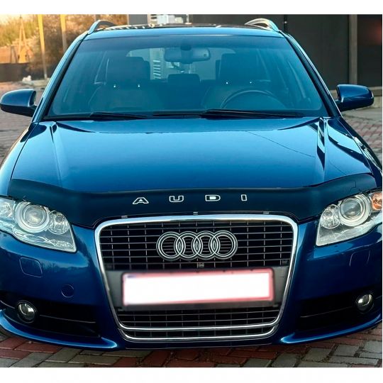 VL-Tuning Audi A4 B7 '04-08 Дефлектор капота "мухобойка" VL-Tuning Audi A4 B7 '04-08 Дефлектор капота "мухобойка"