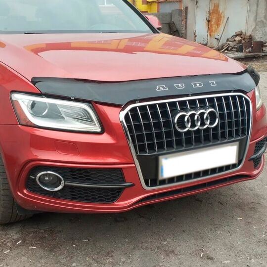 VL-Tuning Audi Q5 (8R) '12-16 Дефлектор капота "мухобойка" VL-Tuning Audi Q5 (8R) '12-16 Дефлектор капота "мухобойка"
