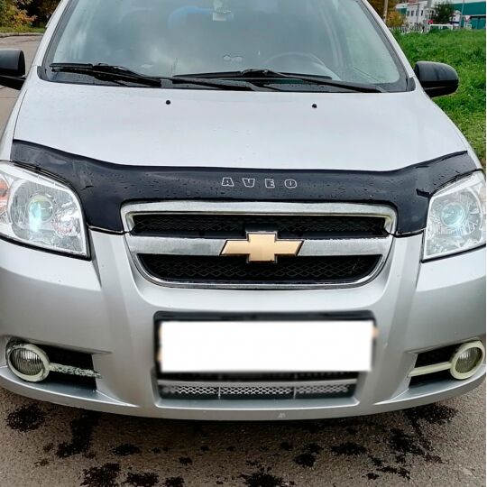 VL-Tuning Chevrolet Aveo T250 '06-11 седан Дефлектор капота "мухобойка" VL-Tuning Chevrolet Aveo T250 '06-11 седан Дефлектор капота "мухобойка"