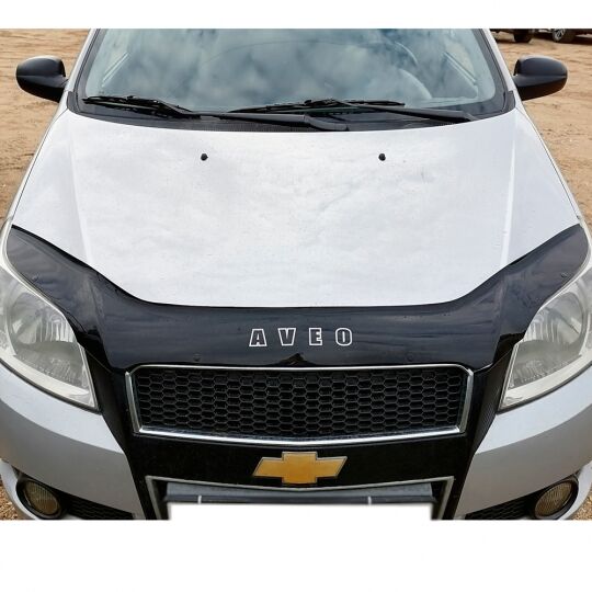 VL-Tuning Chevrolet Aveo T255 '08-11 хэтчбек Дефлектор капота "мухобойка" VL-Tuning Chevrolet Aveo T255 '08-11 хэтчбек Дефлектор капота "мухобойка"