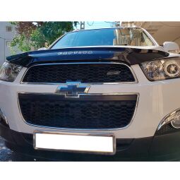 VL-Tuning Chevrolet Captiva '11-18 Дефлектор капота "мухобойка"
