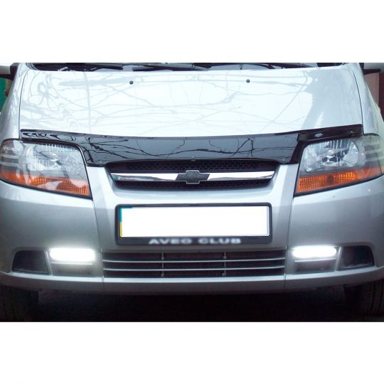 VL-Tuning Chevrolet Aveo T200 '02-07 седан Дефлектор капота "мухобойка"