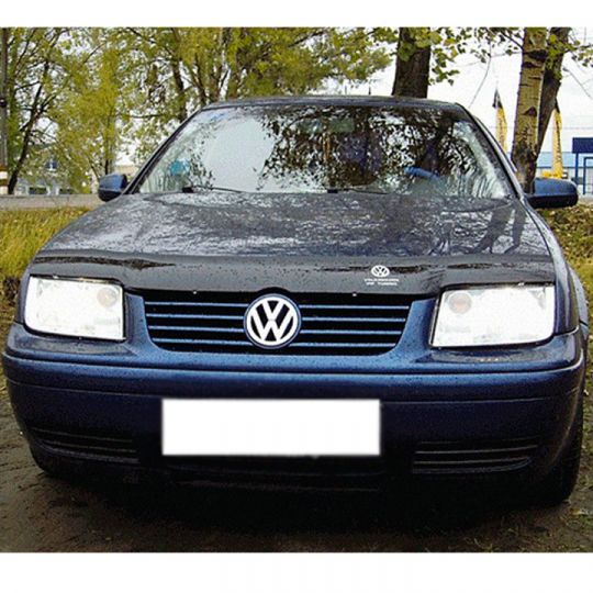 VipTuning Volkswagen Jetta IV '98-05 Дефлектор капота "мухобойка" VipTuning Volkswagen Jetta IV '98-05 Дефлектор капота "мухобойка"