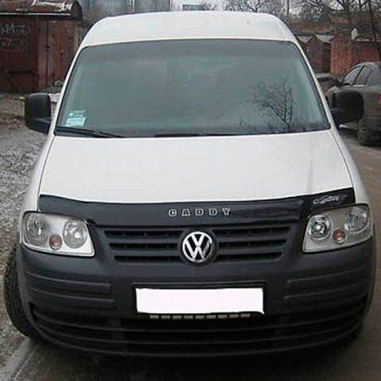 VipTuning Volkswagen Caddy III '04-10 Дефлектор капота "мухобойка" VipTuning Volkswagen Caddy III '04-10 Дефлектор капота "мухобойка"
