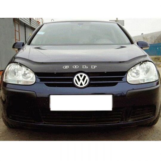VipTuning Volkswagen Golf V '03-08 Дефлектор капота "мухобойка" VipTuning Volkswagen Golf V '03-08 Дефлектор капота "мухобойка"