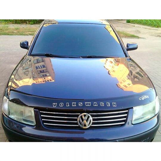 VipTuning Volkswagen Passat B5 '96-01 Дефлектор капота "мухобойка" VipTuning Volkswagen Passat B5 '96-01 Дефлектор капота "мухобойка"