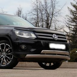 VipTuning Volkswagen Tiguan I '07-15 Дефлектор капота "мухобойка"