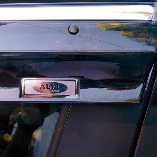 Alvi-Style Дефлекторы окон на Honda CR-V IV '12-16 (нержав. хром. молдинг, накладные) Alvi-Style Дефлекторы окон на Honda CR-V IV '12-16 (нержав. хром. молдинг, накладные)