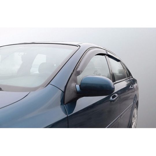 Azard Дефлекторы окон на Chevrolet Lacetti '02- седан (ПК, накладные) Azard Дефлекторы окон на Chevrolet Lacetti '02- седан (ПК, накладные)