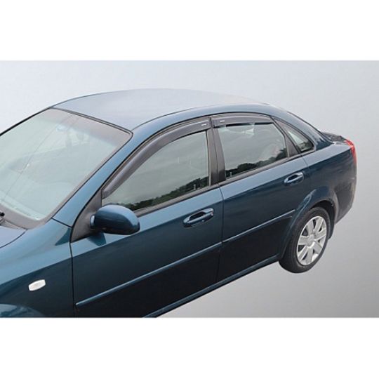 Azard Дефлекторы окон на Chevrolet Lacetti '02- седан (ПК, накладные) Azard Дефлекторы окон на Chevrolet Lacetti '02- седан (ПК, накладные)