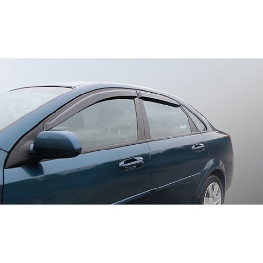 Azard Дефлекторы окон на Chevrolet Lacetti '02- седан (ПК, накладные) Azard Дефлекторы окон на Chevrolet Lacetti '02- седан (ПК, накладные)