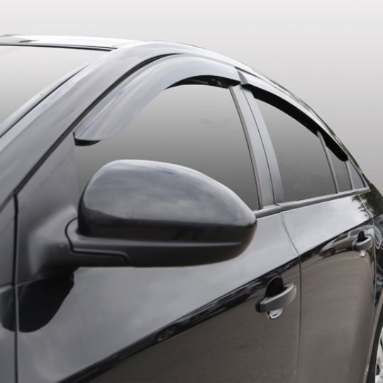 Azard Дефлекторы окон на Chevrolet Cruze '09- седан (ПК, накладные) Azard Дефлекторы окон на Chevrolet Cruze '09- седан (ПК, накладные)