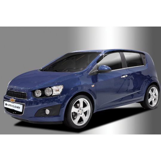 Auto Clover Дефлекторы окон на CHEVROLET AVEO T300 '11- ХЭТЧБЕК (накладные) Auto Clover Дефлекторы окон на CHEVROLET AVEO T300 '11- ХЭТЧБЕК (накладные)