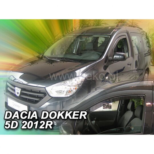 Team Heko Дефлекторы окон на Dacia Dokker '12- 5D (передние,вставные) Team Heko Дефлекторы окон на Dacia Dokker '12- 5D (передние,вставные)