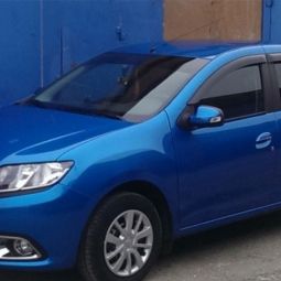 COBRA TUNING Дефлекторы окон на Renault Logan/Dacia Logan II '12- седан (накладные) COBRA TUNING Дефлекторы окон на Renault Logan/Dacia Logan II '12- седан (накладные)